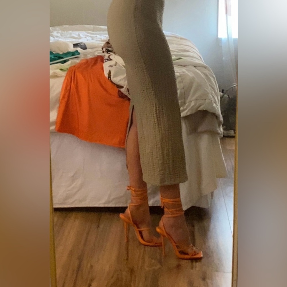 Orange heels